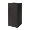 Euro 3 Plast Pflanzkasten Kube High Perlschwarz
