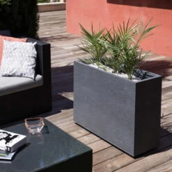 Pflanzkasten Graphit Crunch High, Anthrazit, L 78,5 X B 29,5 X H 60 Cm -Garten Sicht Verkäufe 3230101030 Pflanzkasten Graphit Crunch High anthrazit L78 5xB29 5xH60cm 46Ltr 2 59186