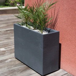 Pflanzkasten Graphit Crunch High, Anthrazit, L 78,5 X B 29,5 X H 60 Cm -Garten Sicht Verkäufe 3230101030 Pflanzkasten Graphit Crunch High anthrazit L78 5xB29 5xH60cm 46Ltr 3 59185