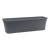 Blumen- & Bewässerungskasten 'Mediterran', Anthrazit, L 60 X B 19,5 X H 17 Cm