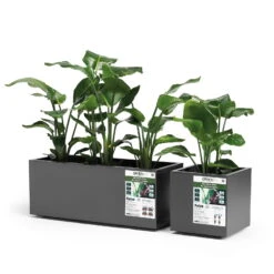 Pflanzkasten 'Kebe', Anthrazit, 102 Liter, 39,5 X 99,5 X 39,5 Cm -Garten Sicht Verkäufe 3230101146 3230101148 Kebe anthrazit 109322