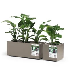 Pflanzkasten 'Kebe', Taupe, 35 Liter, 39,5 X 39,5 X 39,5 Cm -Garten Sicht Verkäufe 3230101147 3230101149 Kebe taupe 109325