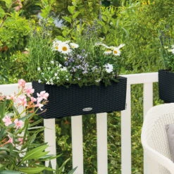 Balconera Cottage 50', Graphit Schwarz, Ca. 50 X 19 X 19 Cm 5 Balconera Cottage 50', Graphit Schwarz, Ca. 50 X 19 X 19 Cm -Garten Sicht Verkäufe 3230101161 Balconera Cottage 50 2 103354