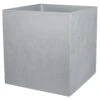 Pflanztrog 'Basalt Dado', Betongrau, 49,5 X 49,5 X H 49,5 Cm