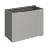 Biohort Pflanzbeet Belvedere, Verzinktes Stahlblech, Quarzgrau-metallic