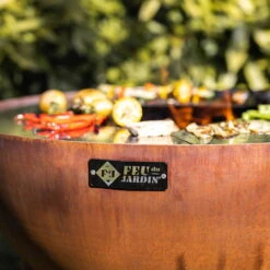 Edelstahl-Feuerstelle 'TRIA', Rost, 100 X 55 X 100 Cm -Garten Sicht Verkäufe 3920100752 Feuerstelle TRIA rost 3 110904