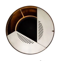 Edelstahl-Feuerstelle 'TRIA', Rost, 100 X 55 X 100 Cm -Garten Sicht Verkäufe 3920100752 Feuerstelle TRIA rost ca100x55x100cm 5 125228