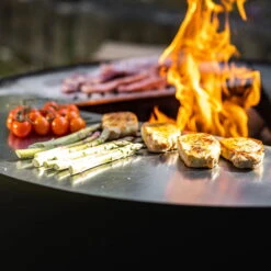 Edelstahl-Feuerstelle 'TRIA', Schwarz, 100 X 55 X 100 Cm -Garten Sicht Verkäufe 3920100753 Feuerstelle TRIA schwarz 4 110908