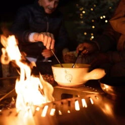 Edelstahl-Feuerstelle 'TRIA', Schwarz, 100 X 55 X 100 Cm -Garten Sicht Verkäufe 3920100753 Feuerstelle TRIA schwarz ca100x55x100cm 1 125237