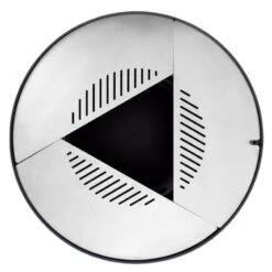 Edelstahl-Feuerstelle 'TRIA', Schwarz, 100 X 55 X 100 Cm -Garten Sicht Verkäufe 3920100753 Feuerstelle TRIA schwarz ca100x55x100cm 5 125235