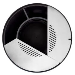 Edelstahl-Feuerstelle 'TRIA', Schwarz, 100 X 55 X 100 Cm -Garten Sicht Verkäufe 3920100753 Feuerstelle TRIA schwarz ca100x55x100cm 6 125242