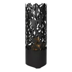 Feuersäule – Flammen Aus Carbonstahl, Maße 39 X 39 X 118 Cm