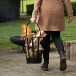 Feuereimer, Eisen, Ca. 37 X 35 X 40 Cm -Garten Sicht Verkäufe 3920150131 Feuereimer 2 95457