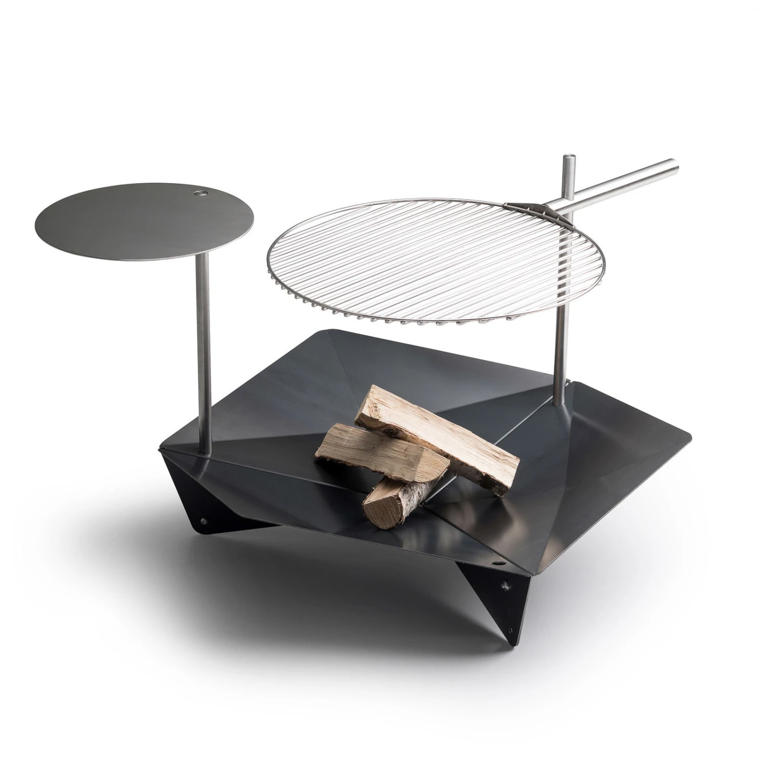 Höfats TRIPLE Grillrost Aus Edelstahl, Maße 55 Cm 2 Höfats TRIPLE Grillrost Aus Edelstahl, Maße 55 Cm – Bild 2