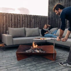 Höfats TRIPLE Grillrost Aus Edelstahl, Maße 55 Cm 8 Höfats TRIPLE Grillrost Aus Edelstahl, Maße 55 Cm -Garten Sicht Verkäufe 3920501766 TRIPLE Grillrost D55cm 3 57585