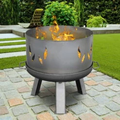 Aufsatz Für Feuerschale Buschbeck, Schwarz, Stahl