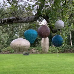 Solarlaterne 'Balloon XL', Helltaupe, Ø 35 X 50 Cm -Garten Sicht Verkäufe 72462 lumiz IMG 0626 123929 1